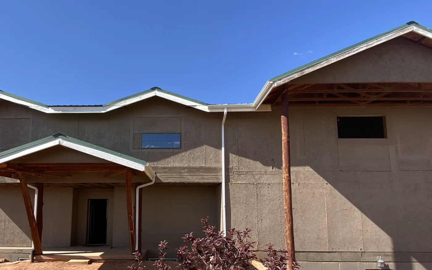 Existing-condition exterior photograph for an Arizona residential remodel